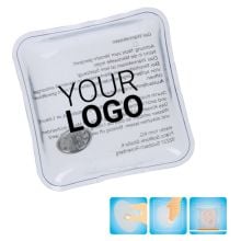 Gel-Wärmekissen 'Quadrat' in transparent