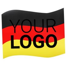 Automagnet 'Flagge', groß in deutschland-farben