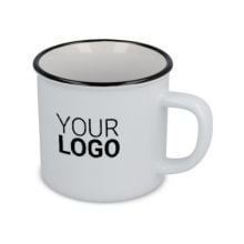 Emaille-Stil Keramikbecher 280ml Emaille-Stil Keramikbecher 280ml