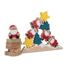 InSideOut Holz Weihnachtsmann Balancierspiel in neon sortiment InSideOut Holz Weihnachtsmann Balancierspiel in neon sortiment