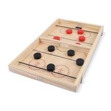 InSideOut Tisch-Puckhockey in holz / holz InSideOut Tisch-Puckhockey in holz / holz