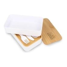 Lunchbox Bento R-PP Bambus in weiss Lunchbox Bento R-PP Bambus in weiss
