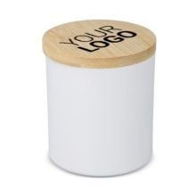 Bhakti-Duftkerze auf pflanzlicher Basis in recyceltem Aluminiumgefäß Bhakti-Duftkerze auf pflanzlicher Basis in recyceltem Aluminiumgefäß