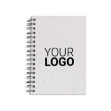 Spiral-Notizbuch aus Saatgutpapier Spiral-Notizbuch aus Saatgutpapier