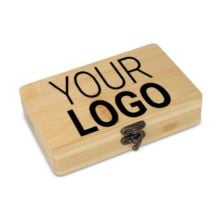 13-teiliges Werkzeugset in Bambusbox in natur 13-teiliges Werkzeugset in Bambusbox in natur