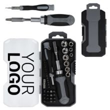 41-teiliger Werkzeugsatz in grau 41-teiliger Werkzeugsatz in grau