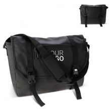 Laptop-Messenger-Tasche Liam RPET 12L in schwarz Laptop-Messenger-Tasche Liam RPET 12L in schwarz