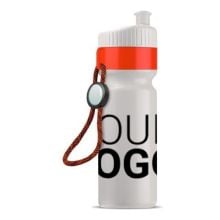 Sportflasche mit Rand und Kordel 750ml Sportflasche mit Rand und Kordel 750ml