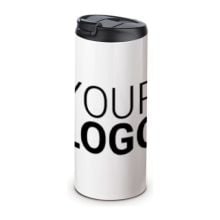 Reisebecher Isolier Sublimation 350ml in weiss Reisebecher Isolier Sublimation 350ml in weiss