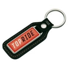 Metallschlüsselanhänger in schwarz Metallschlüsselanhänger in schwarz