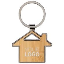 Schlüsselhalter aus Zinklegierung Bernd in braun, Standardoption Schlüsselhalter aus Zinklegierung Bernd in braun, Standardoption