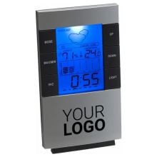 Wetterstation aus Kunststoff Griffin in silber, Standardoption Wetterstation aus Kunststoff Griffin in silber, Standardoption