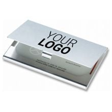 Visitenkartenetui in silber glänzend Visitenkartenetui in silber glänzend