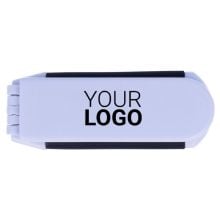 Haarbürste mit Spiegel in weiß Haarbürste mit Spiegel in weiß