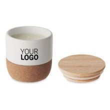 Kerze im Steinguttopf 80 g in weiß Kerze im Steinguttopf 80 g in weiß