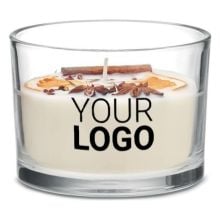 Kerze im Glas 300 g in weiß Kerze im Glas 300 g in weiß