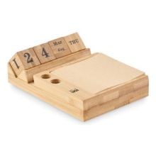 Tischkalender Bambus in holz Tischkalender Bambus in holz