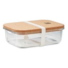Lunchbox Glas mit Kork in transparent Lunchbox Glas mit Kork in transparent