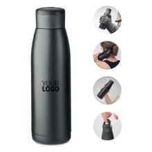 Doppelwandige Flasche 400 ml in schwarz Doppelwandige Flasche 400 ml in schwarz