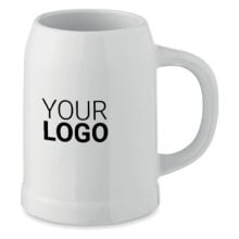 Bierkrug Sublimation 500 ml in weiß Bierkrug Sublimation 500 ml in weiß