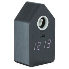 Kuckucksuhr mit Kuckuck MDF in schwarz Kuckucksuhr mit Kuckuck MDF in schwarz