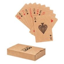 Recycelte Spielkarten in beige Recycelte Spielkarten in beige