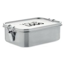 Lunchbox Edelstahl in mattsilber Lunchbox Edelstahl in mattsilber