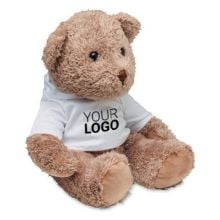 Plüsch-Bär mit Hoody in weiß Plüsch-Bär mit Hoody in weiß