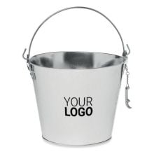 Metalleimer 4L in mattsilber Metalleimer 4L in mattsilber