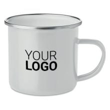 Vintage Kaffeebecher 350 ml in weiß Vintage Kaffeebecher 350 ml in weiß