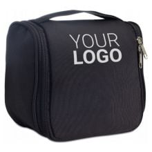 Kulturbeutel mit Aufhänger in schwarz Kulturbeutel mit Aufhänger in schwarz