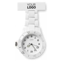 Analoge Schwesternuhr in weiß Analoge Schwesternuhr in weiß