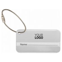 Kofferanhänger in mattsilber Kofferanhänger in mattsilber