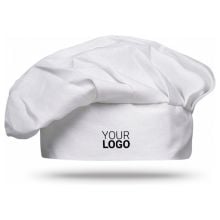 Kochmütze aus Baumwolle in weiß Kochmütze aus Baumwolle in weiß