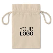 Beutel mit Kordelzug S in beige Beutel mit Kordelzug S in beige