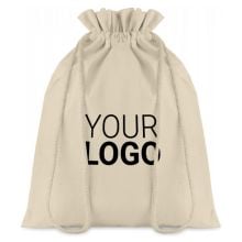 Beutel mit Kordelzug M in beige Beutel mit Kordelzug M in beige