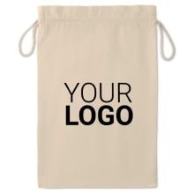 Beutel mit Kordelzug L in beige Beutel mit Kordelzug L in beige