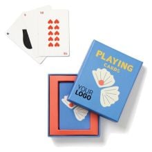 VINGA Spielkarten Couchtisch in blau VINGA Spielkarten Couchtisch in blau