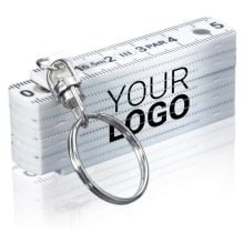 Mini Zollstock in weiß Mini Zollstock in weiß