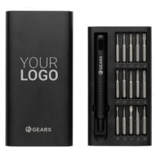 Gear X 31-in-1 Präzisions-Schraubendreher-Satz in schwarz Gear X 31-in-1 Präzisions-Schraubendreher-Satz in schwarz