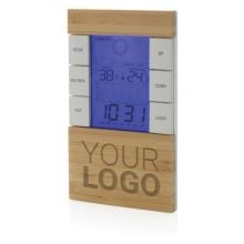 Utah Wetterstation aus RCS rKunststoff und Bambus in braun Utah Wetterstation aus RCS rKunststoff und Bambus in braun