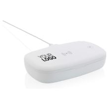 UV-C Sterilisations-Box mit 5W Wireless Charger in weiß UV-C Sterilisations-Box mit 5W Wireless Charger in weiß