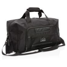 Swiss Peak AWARE™ RPET Voyager Wochenendtasche in schwarz Swiss Peak AWARE™ RPET Voyager Wochenendtasche in schwarz