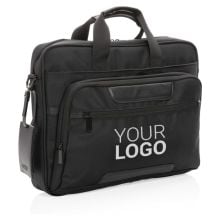 Swiss Peak AWARE™ RPET Voyager 15.6' Laptop-Tasche in schwarz Swiss Peak AWARE™ RPET Voyager 15.6' Laptop-Tasche in schwarz