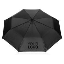 Swiss Peak Vito Aware™ RPET 21' Schirm mit auto open/close in schwarz