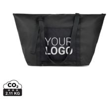 VINGA Livorno Wochenendtasche aus GRS recyceltem Polyester in schwarz VINGA Livorno Wochenendtasche aus GRS recyceltem Polyester in schwarz