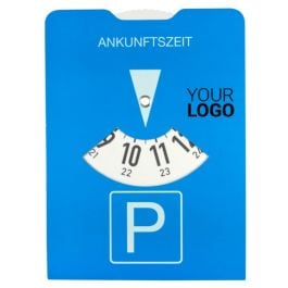 Papp-Parkscheibe 'Board' - blau