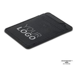 3198 | Xoopar Iné Mini NFC Wallet Recycled Leather - czarny