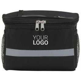 Fahrradlenker-Kühltasche aus Polyester Prisha - schwarz, Standardoption Fahrradlenker-Kühltasche aus Polyester Prisha - schwarz, Standardoption