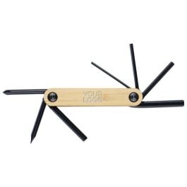 Fahrrad-Reparaturset Edna | 7 Stück | Bambus - braun, Standardoption Fahrrad-Reparaturset Edna | 7 Stück | Bambus - braun, Standardoption